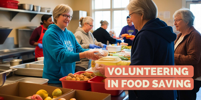 Cover photo Volunteering in food saving