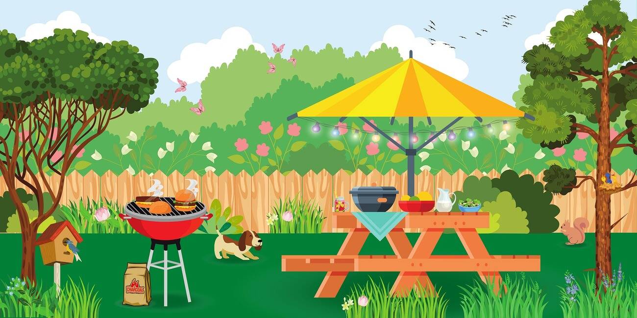 Summer festival at accommodation for refugees and homeless people