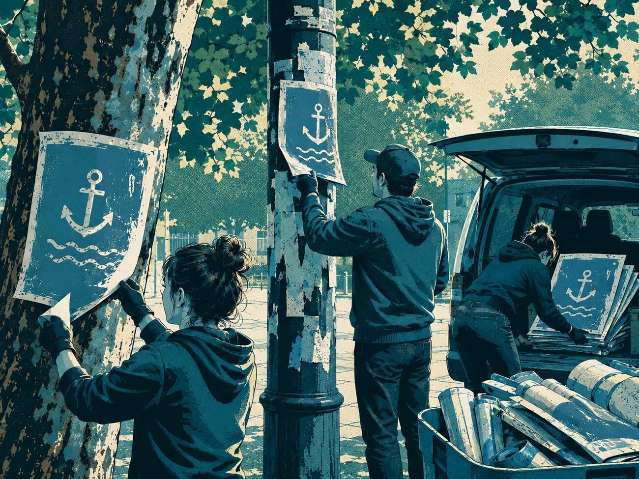 Festival Poster Removal Crew