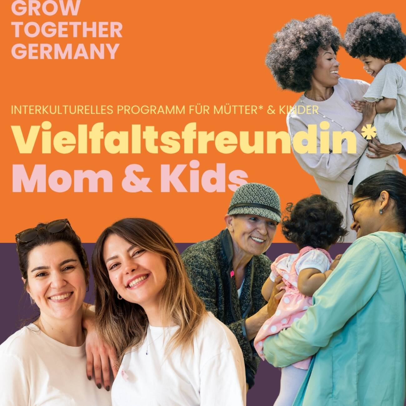 New at Grow Together Diversity Friend Mom Kids 3
