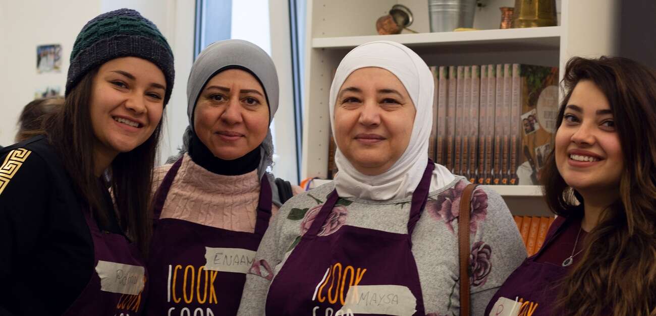 Kinderbetreuung bei interkulturellen Kochevents für Frauen